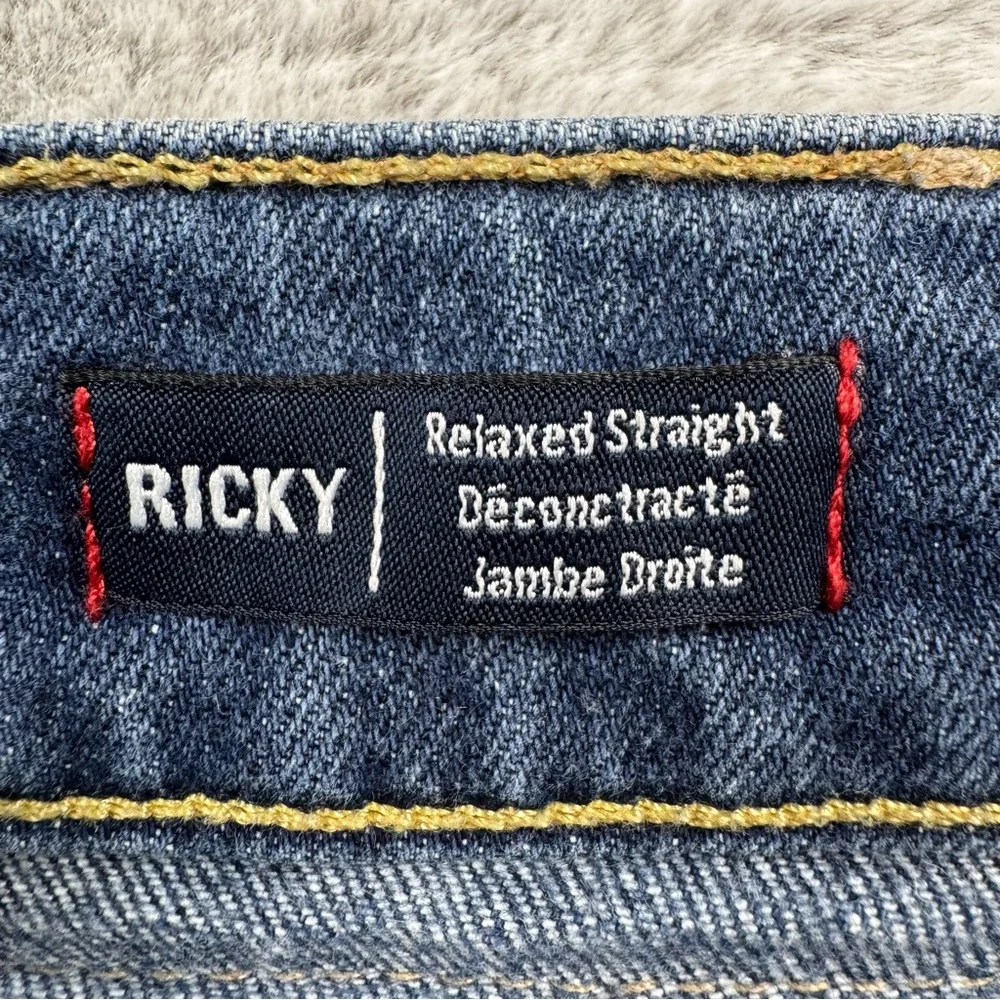 True Religion Ricky relaxed straight jeans men’s size‎ tag 28 blue indigo 30x31